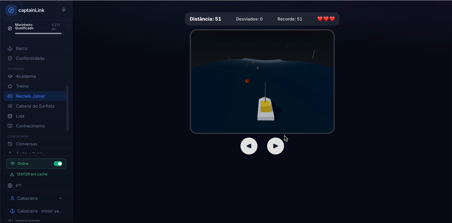 Night-sailing mini-game